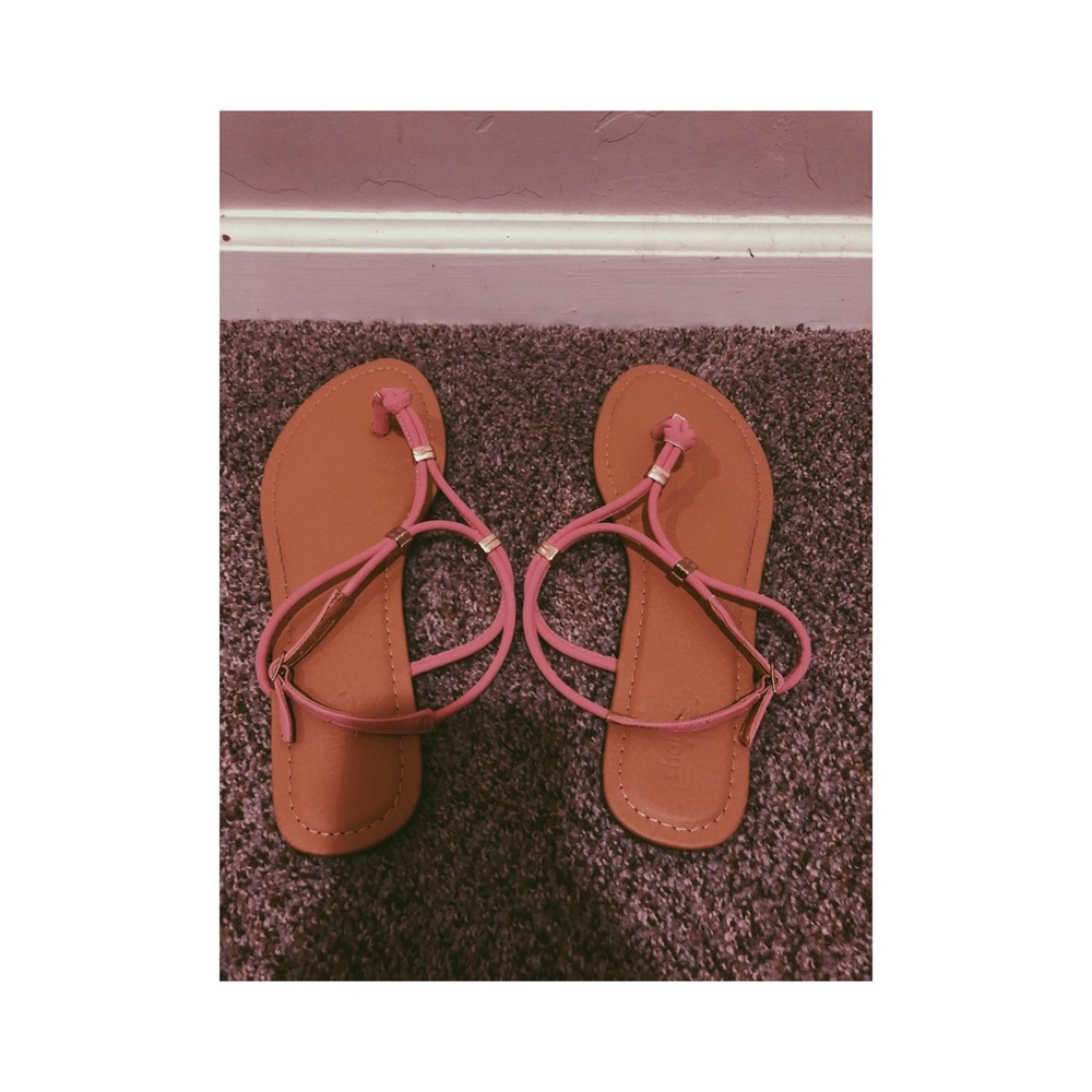Pink sandals